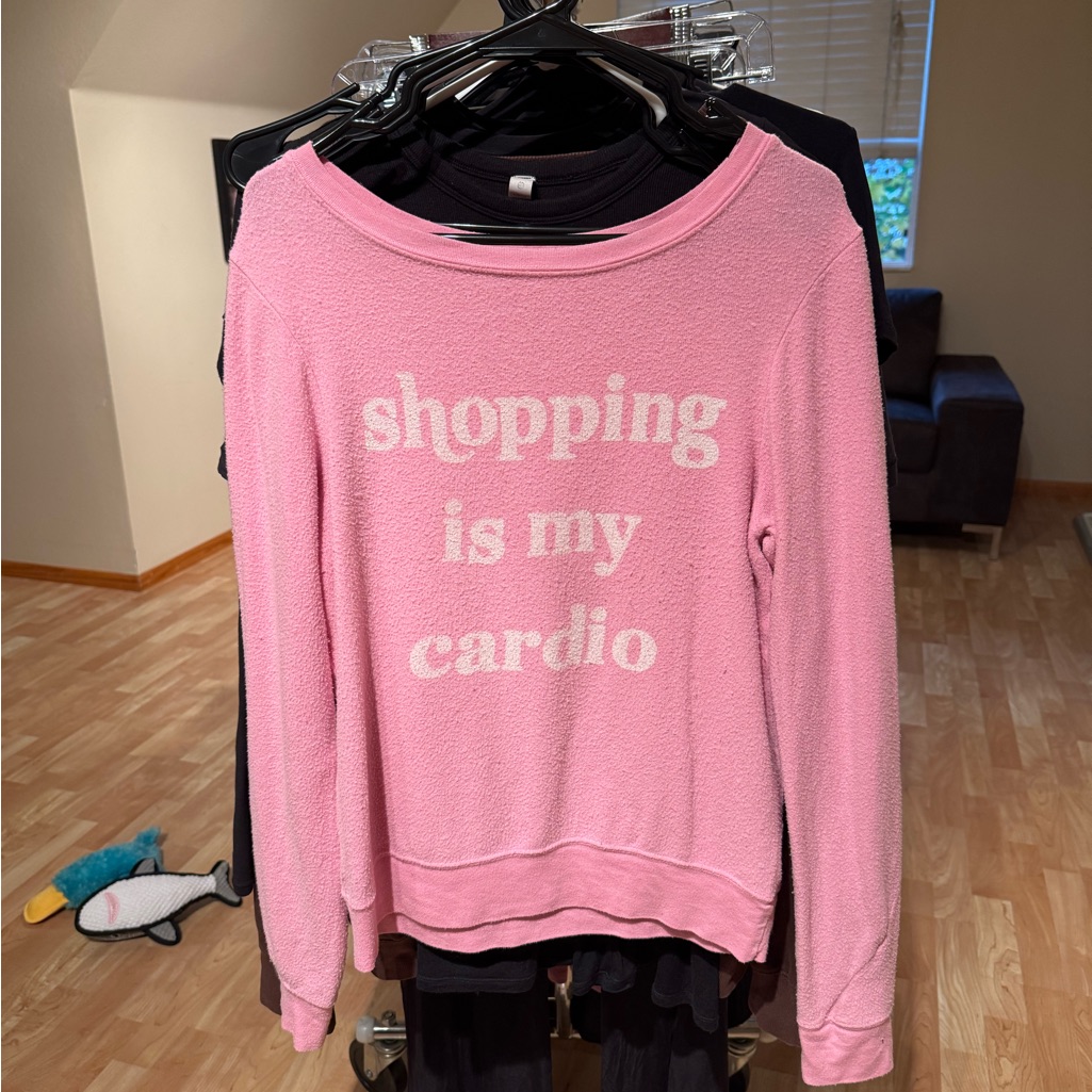 Wildfox Pink Sweater  Shopping Is My Cardio